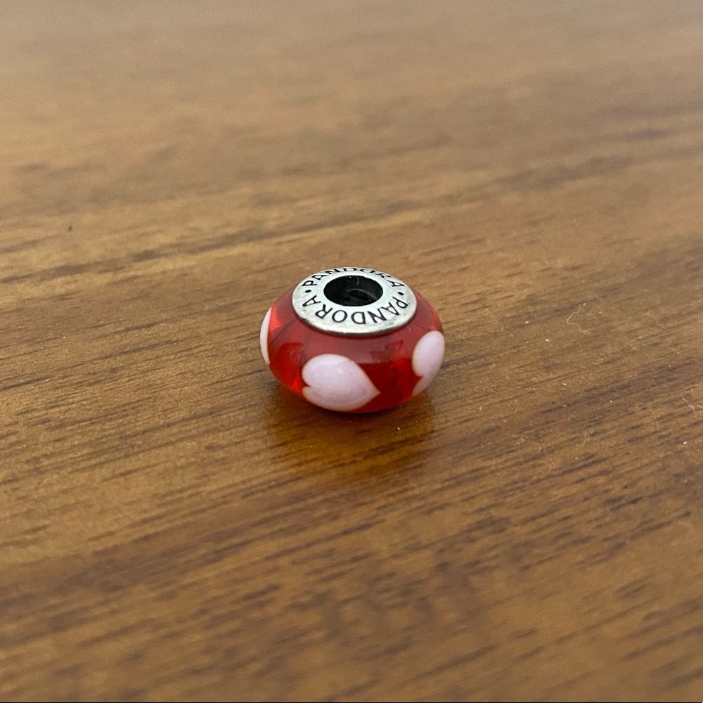 Red Pandora Charm